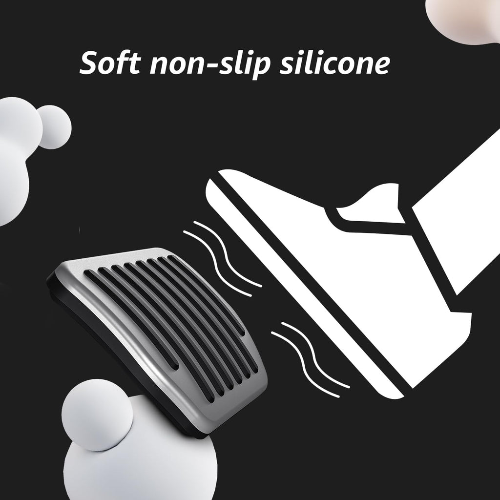 Tesla Performance Pedal Pads Cover Foot Aluminum Non-Slip Pedals for Model Y(Juniper) Model 3(Highland) and Tesla Model 3/Y 2017-2026