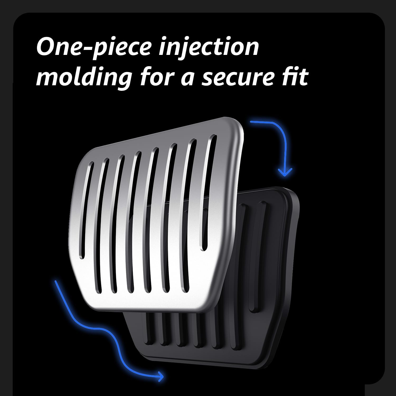 Tesla Performance Pedal Pads Cover Foot Aluminum Non-Slip Pedals for Model Y(Juniper) Model 3(Highland) and Tesla Model 3/Y 2017-2026