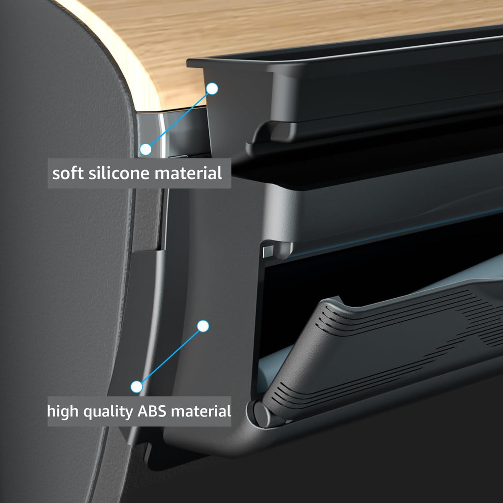 Dashboard Organizer for Tesla Model Y Model 3 Multifunctional Storage Box Sunglasses Phone Holder Glove Box Organized Accessories for Tesla Model Y/3 2017-2024