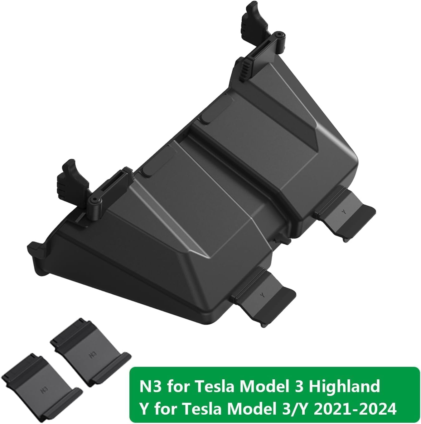 Under Screen Organizer for Tesla Model 3/Y Center Console Storiage Box Tray for Tesla Model Y(Juniper) and Model 3(Highland) Accessories 2021-2026