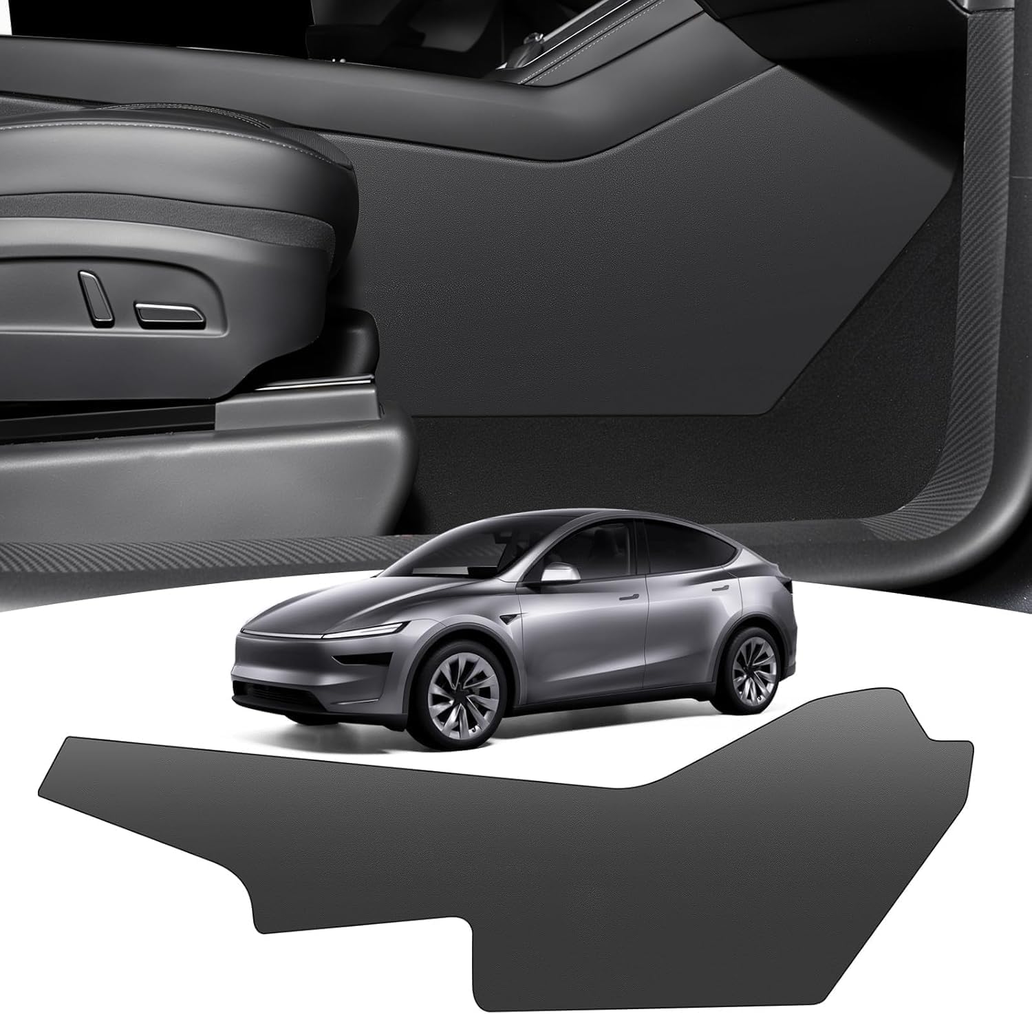 New Model Y Center Console Protector TPE Plush Protective Pads on The Side of The Center consoleAccessories for Tesla New Model Y (Juniper) Interior Accessories 2025-2026