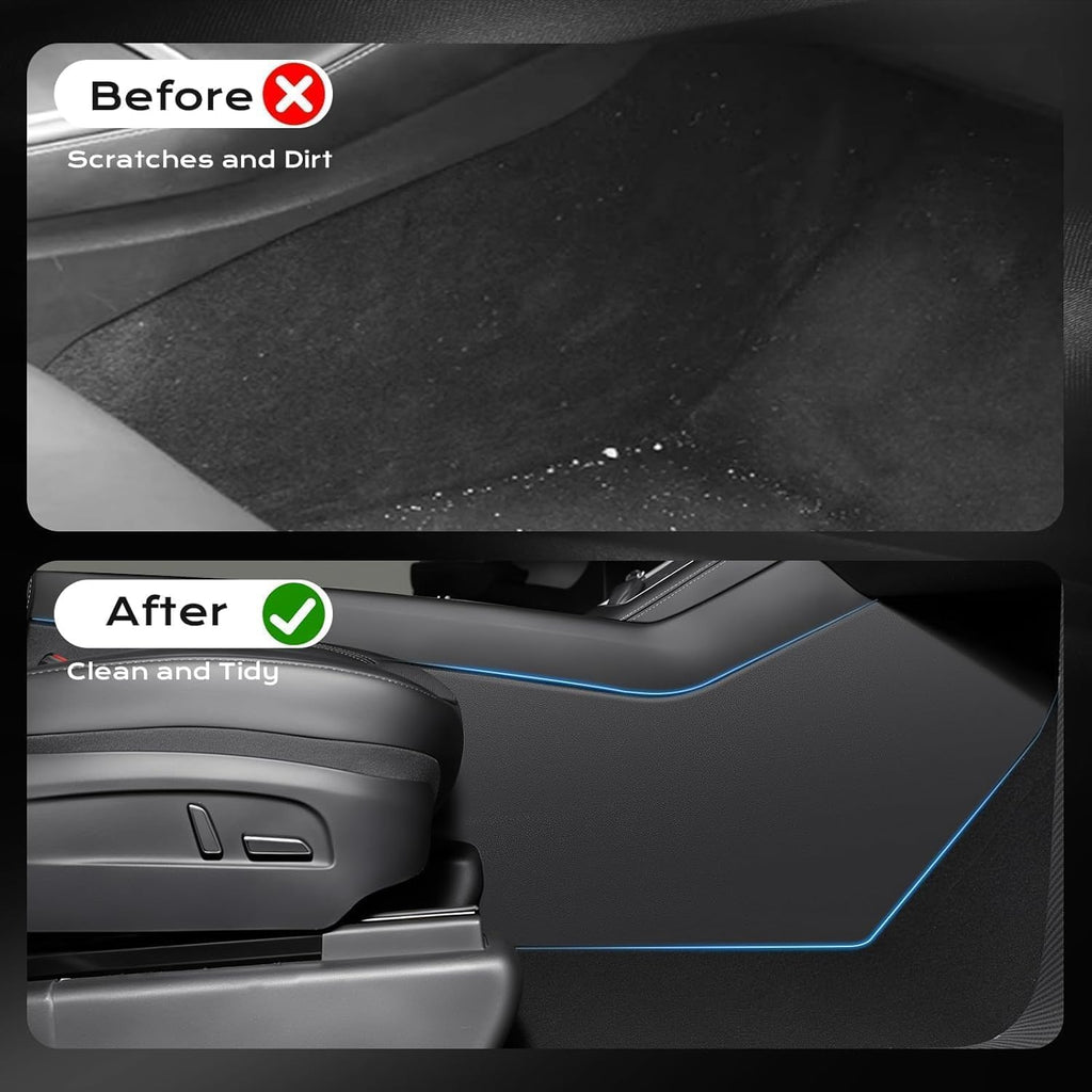 New Model Y Center Console Protector TPE Plush Protective Pads on The Side of The Center consoleAccessories for Tesla New Model Y (Juniper) Interior Accessories 2025-2026