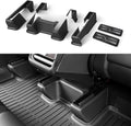 New Model Y Underseat Protector TPE 2nd Row Kick Cover Under Seat Slide Fleece Protector Accessories for Tesla New Model Y (Juniper) Interior Accessories 2025-2026
