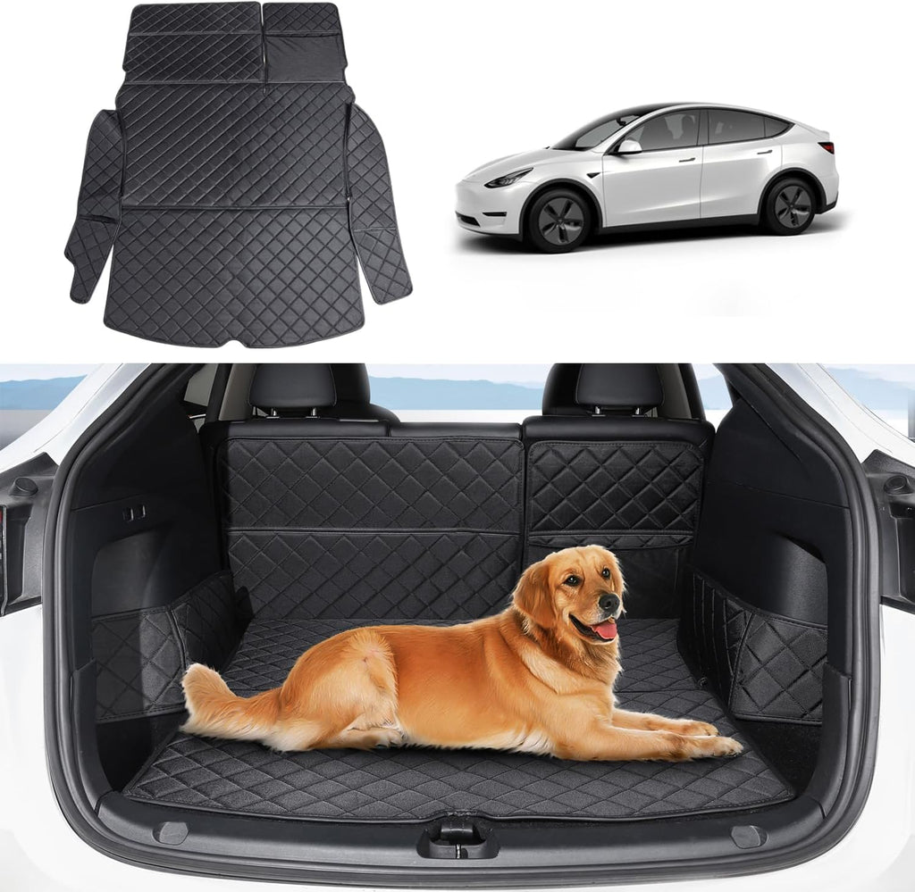 TSLARTS Tesla Model Y Trunk Cargo Liner Pet Mat, Full Coverage Waterproof Protector 2019–2025