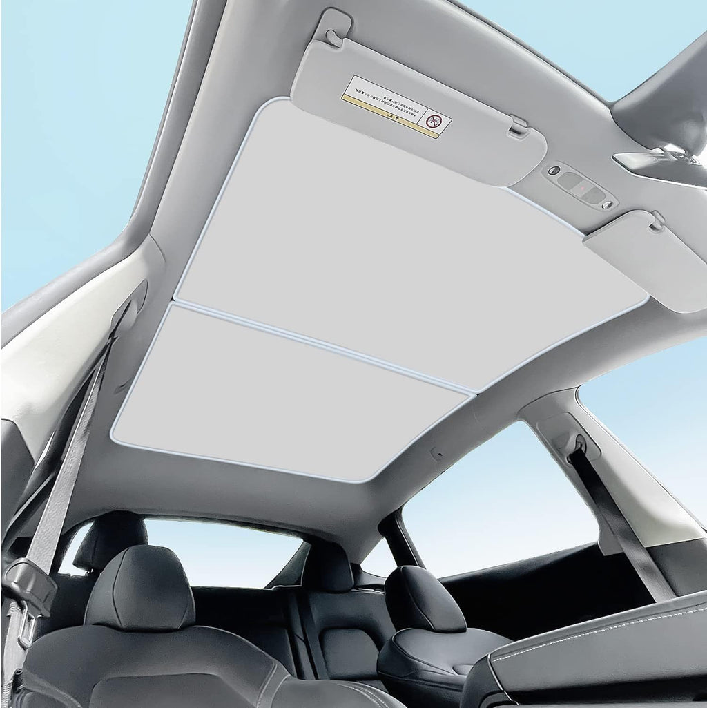 Model Y Sunshade Roof Window Insulation UV Rays Protection Sun Shade for Tesla Model Y Heat Blocking Shades Shading Rate 99%