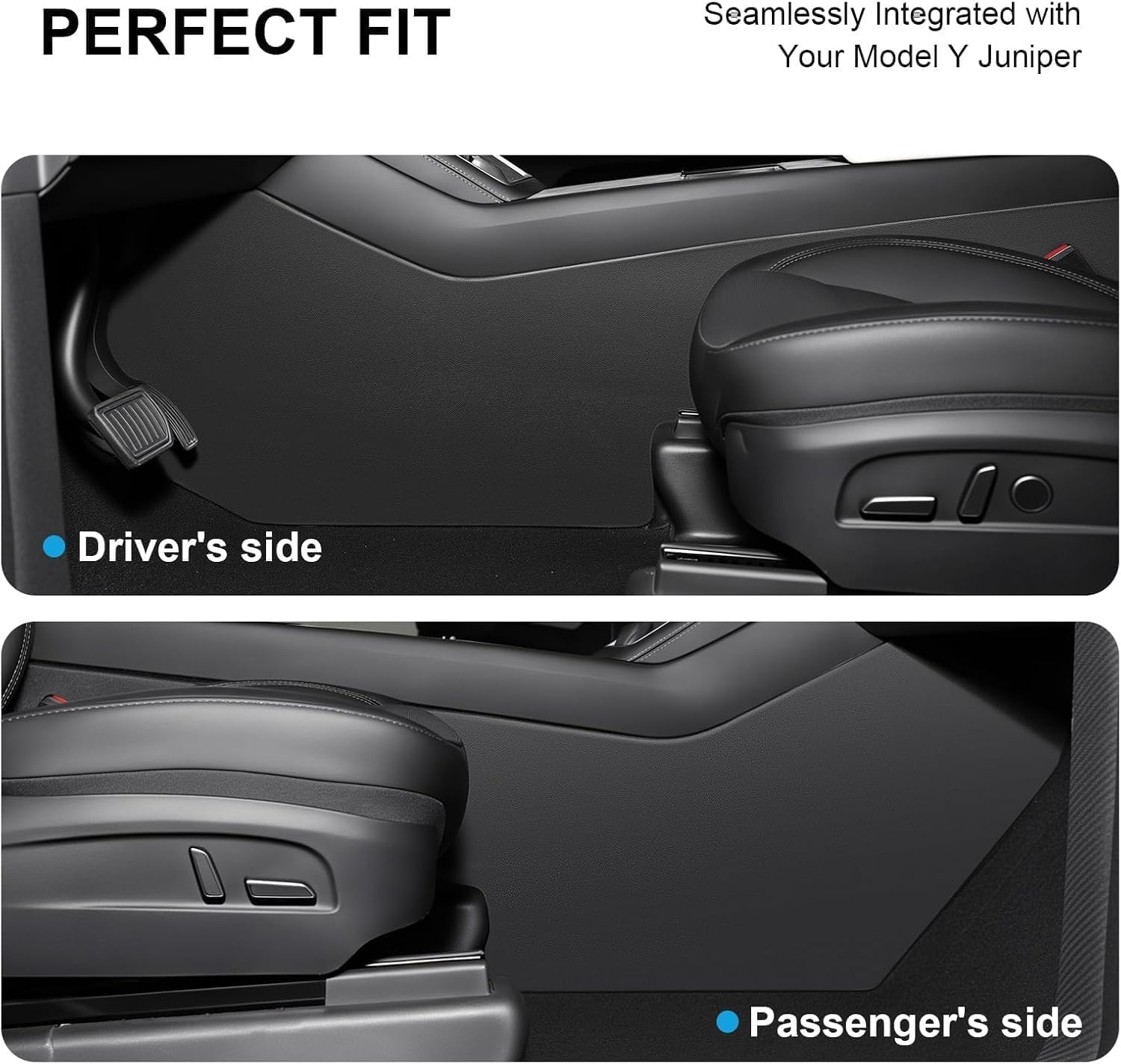 New Model Y Center Console Protector TPE Plush Protective Pads on The Side of The Center consoleAccessories for Tesla New Model Y (Juniper) Interior Accessories 2025-2026