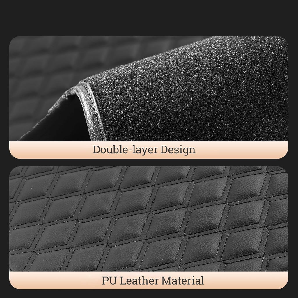 Floor Mats for Tesla New Model Y Juniper PU Leather Floor Mats for Tesla Model Y Accessories 2025-2026