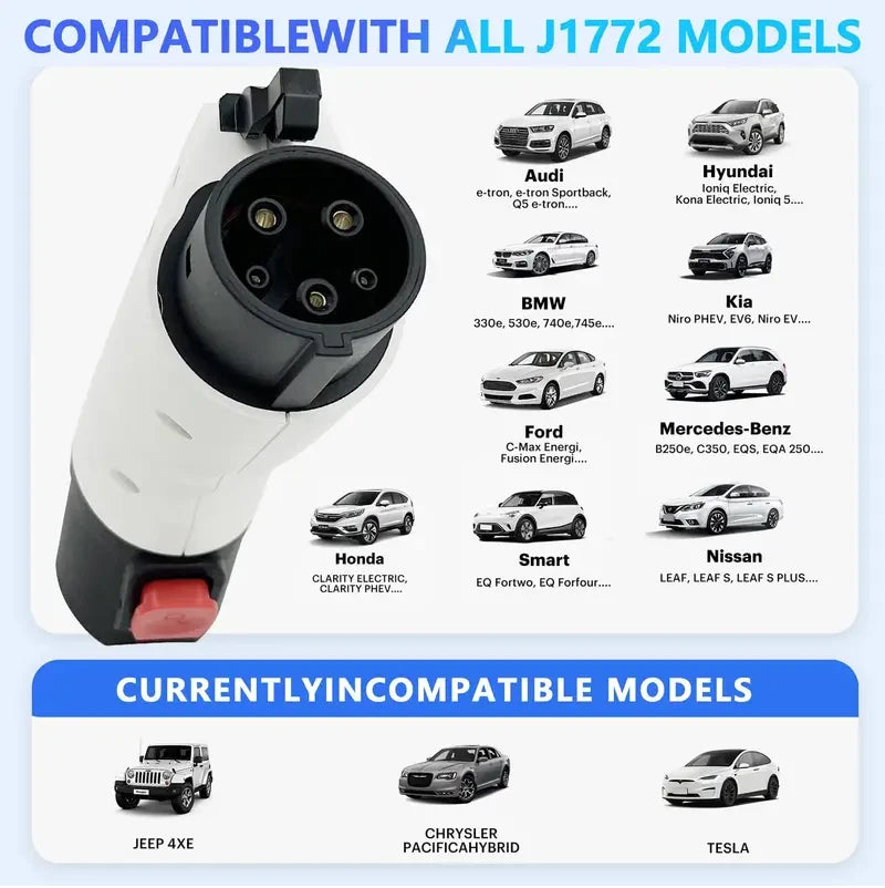 For Tesla to J1772 Charging Adapter. EV accessories