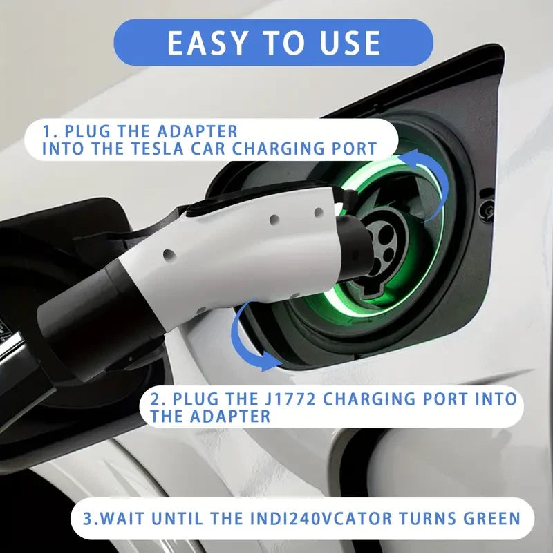 For Tesla to J1772 Charging Adapter. EV accessories