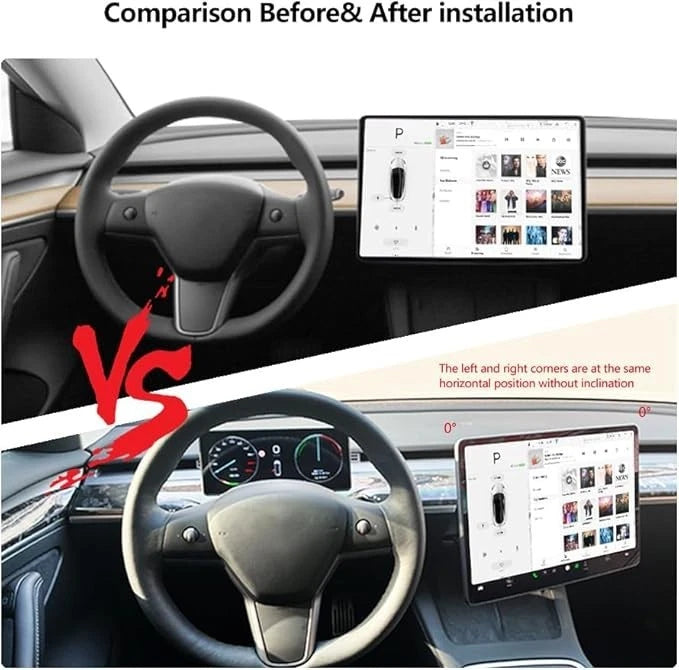Screen Swivel Mount Center Console Touch Screen Rotating Bracket for Tesla Model