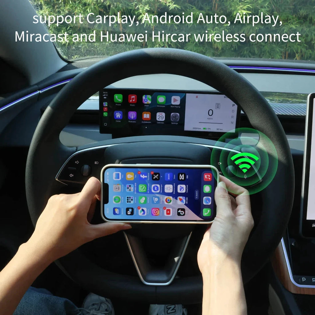 TSLARTS 10.88″ Ultra-Wide HD Digital Instrument Cluster for Tesla Model 3/Y, Behind-Steering Driving Display